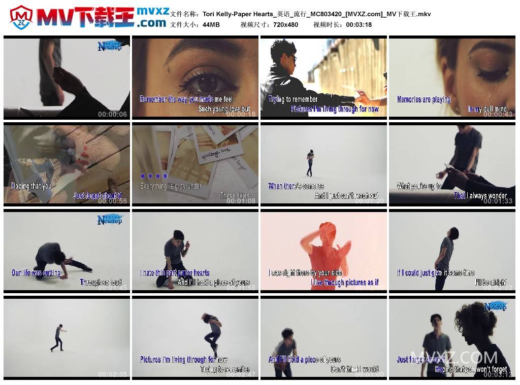 Tori Kelly-Paper Hearts_英语_流行_MC803420